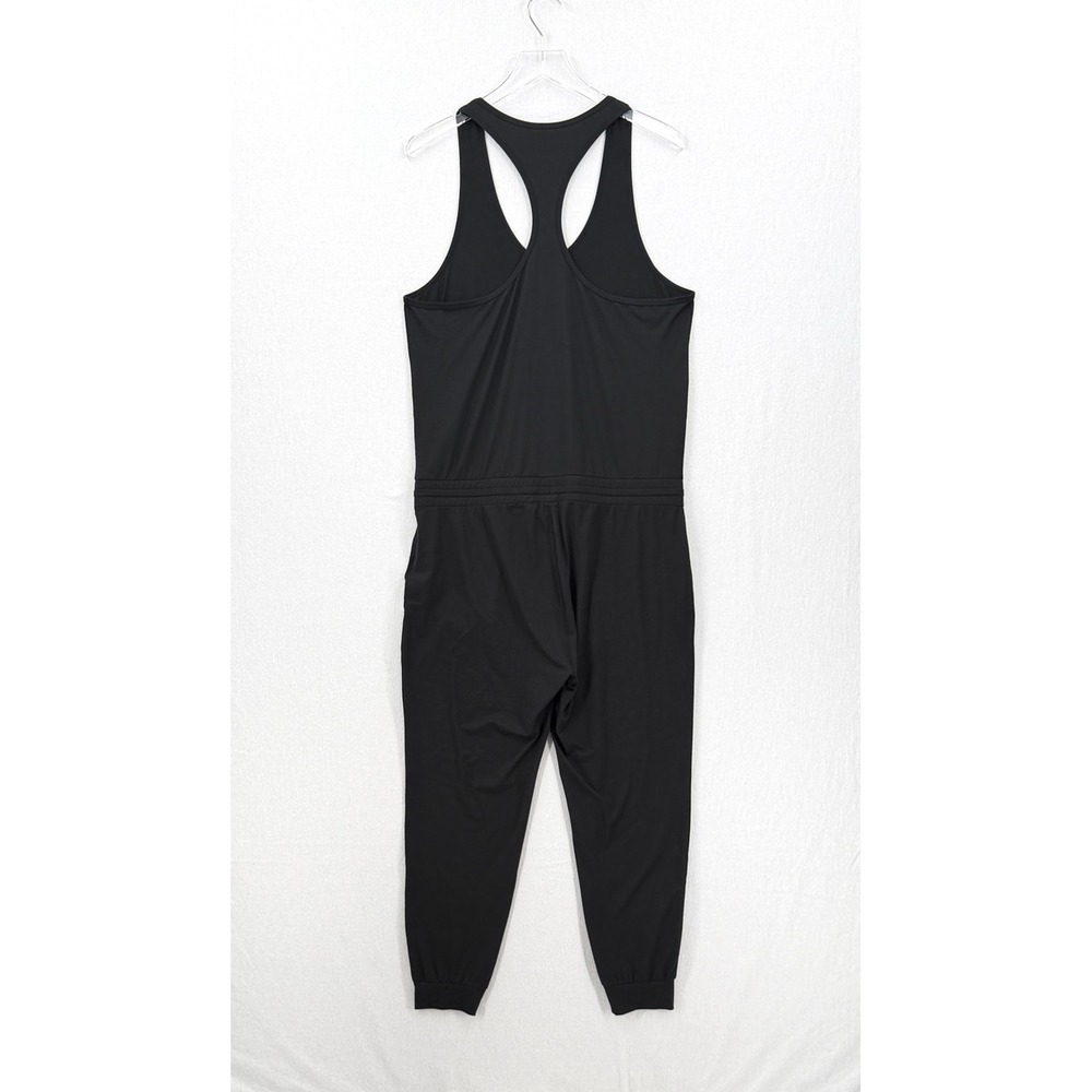 Vuori Jumpsuit Womens Large Black Performance Activewear Racerback Jogger - Picture 4 of 16